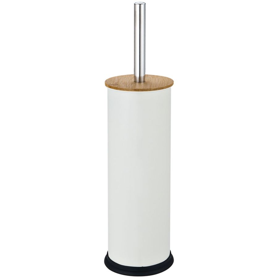 Πιγκάλ Μεταλλικό Ivory με Μπαμπού Καπάκι MRShome DS-8933B07