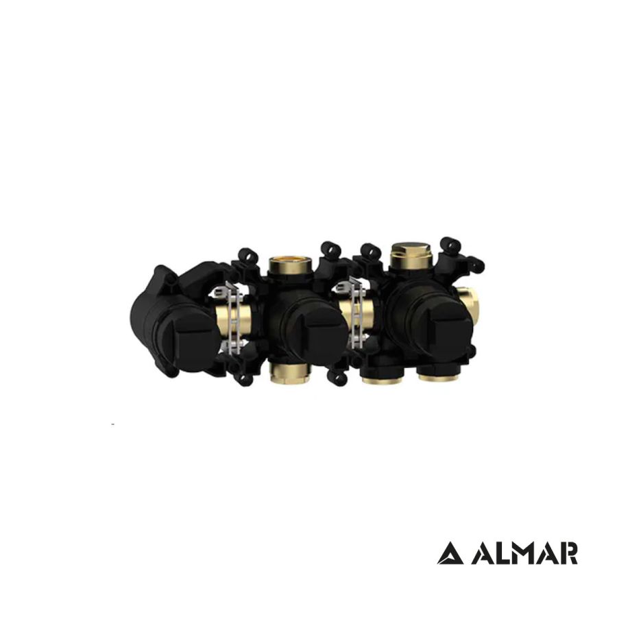 Εσωτερικό Τμήμα Μίκτης Εντοιχισμού 2-3 Εξόδων Core Push Almar E186903