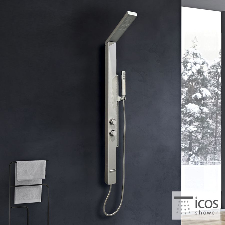 ΣΤΗΛΗ ΝΤΟΥΖ FINA ICOS ΥΨΟΣ 140 εκ. ΑΛΟΥΜΙΝΙΟ SATIN FINA