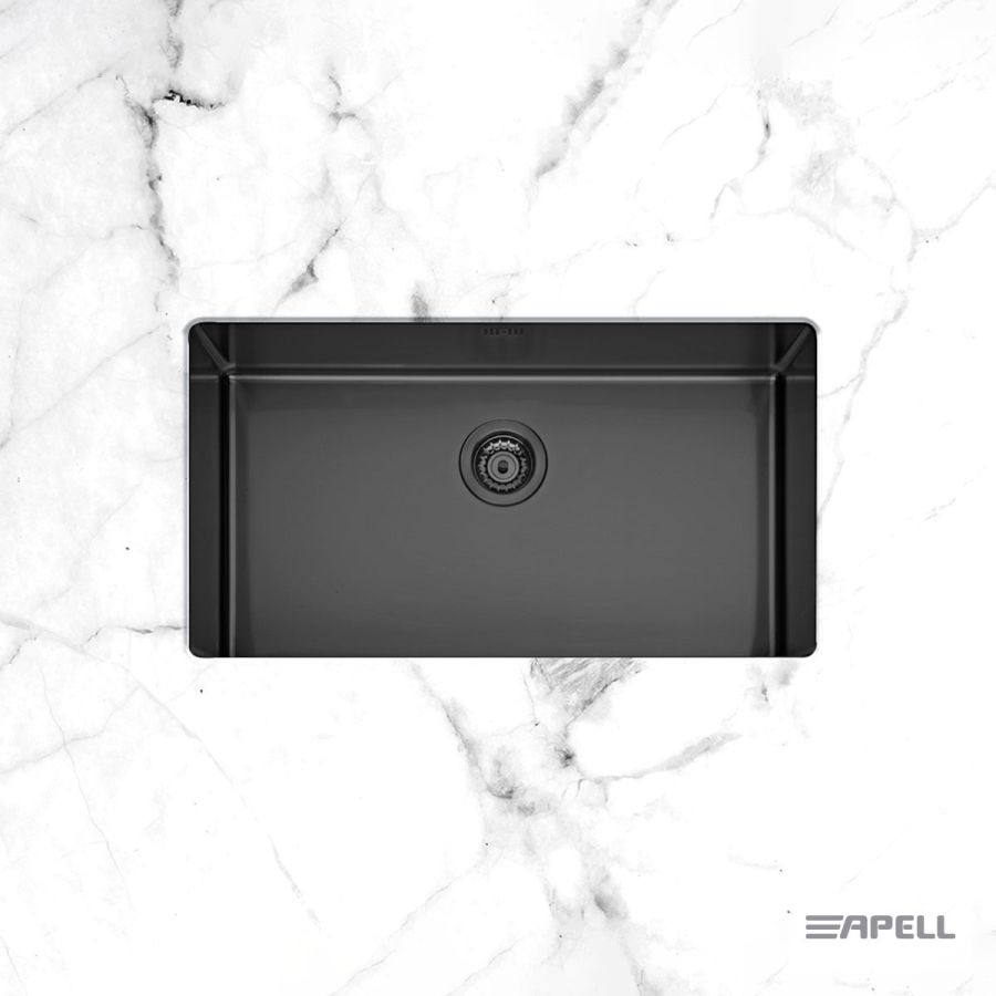 ΝΕΡΟΧΥΤΗΣ ΥΠΟΚ/ΝΟΣ METAMORFOSI 75x44 APELL PVD BLACK MEM75-411