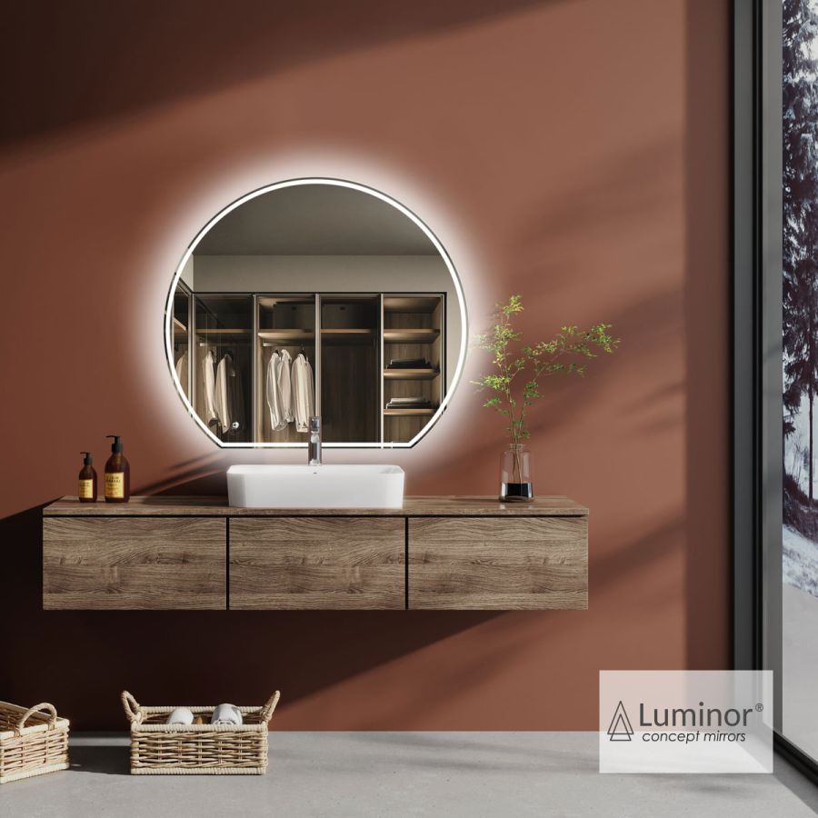 Καθρέπτης Μπάνιου MOON Φ110 Luminor MON110