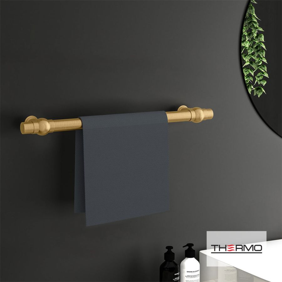 ΘΕΡΜ. ΠΕΤΣ/ΣΤΡΑ DRY 60x10 15W BRUSHED BRASS MP0240