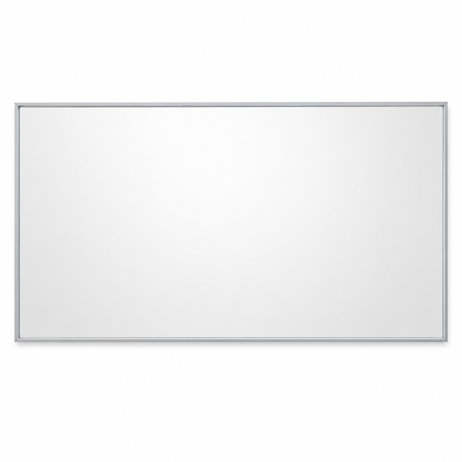 Καθρέπτης με Πλαίσιο Αλουμινίου Chrome 100x2x50cm MRShome MRS4601003