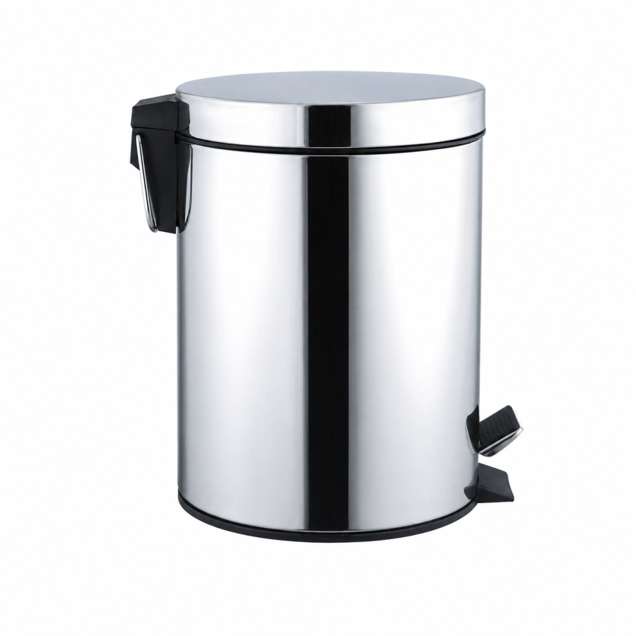 Κάδος Απορριμμάτων 5lt Inox Φ20x27cm MRShome MRS4603030