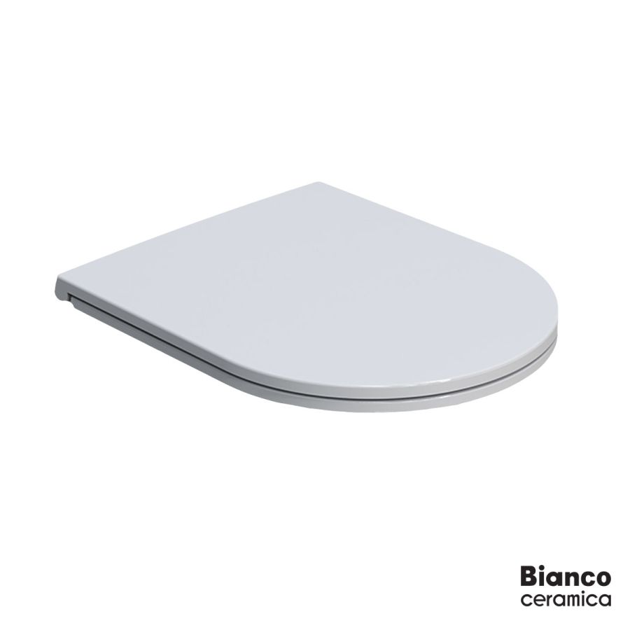 Κάλυμμα Λεκάνης LENTA 3803 Slim soft close Bianco Ceramica White MS33C-300