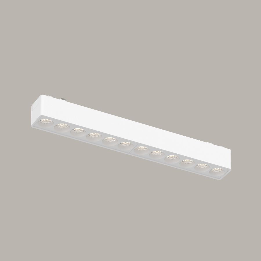 Orient - Γραμμικό Φωτιστικό Μαγνητικής Ράγας 48V σε Λευκό Χρώμα Sun Light Orient-12G-SM