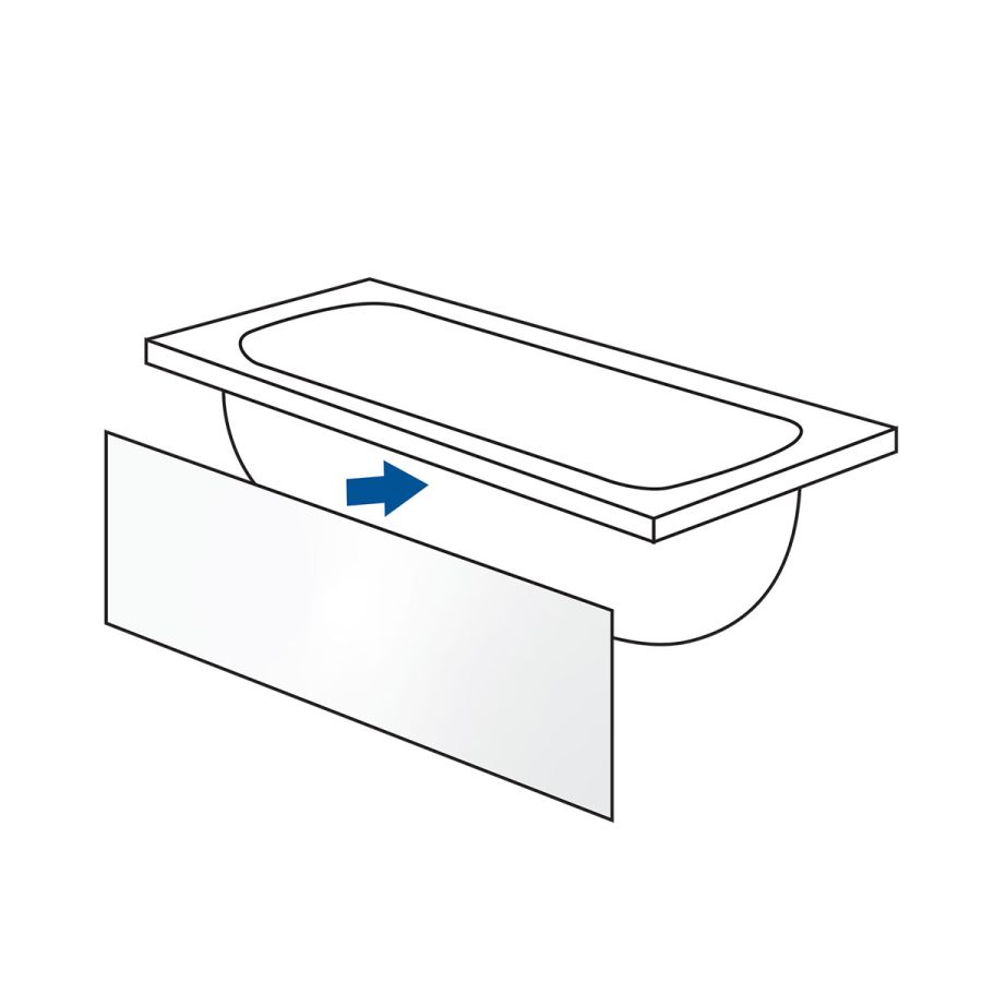 Ποδιά εμπρός για υδρομασάζ 1800x540h P180/540/Y1
