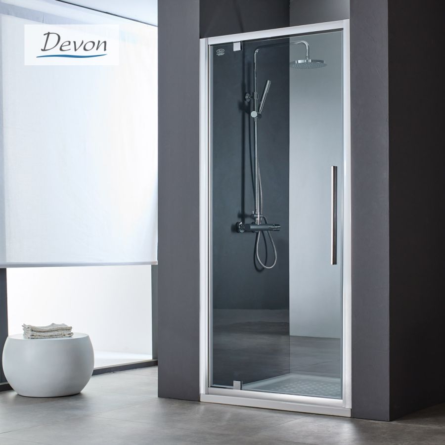 PIVOT 90 (87-91εκ) DEVON FLOW CLEAN-GLASS CHROME PF90C-100