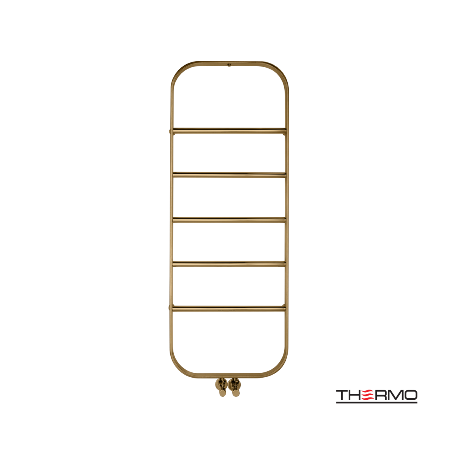 Θερμαινόμενη Πετσετοκρεμάστρα μπάνιου Inox SPARK 120x45 Brushed Brass(Gold) PVD SPA12045-211