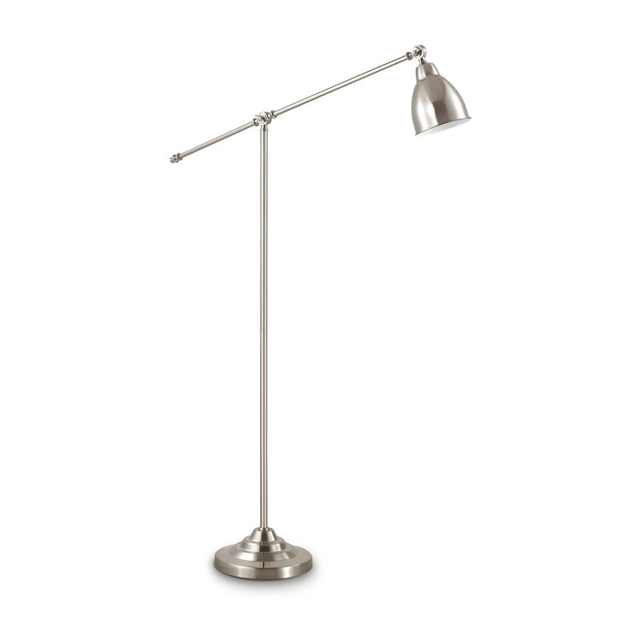 Φωτιστικό Δαπέδου NEWTON PT1 NICKEL Ideal Lux 015286