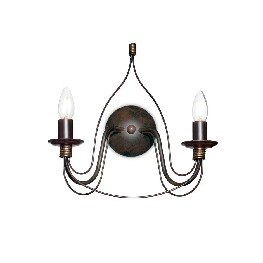 Απλίκα CORTE AP2 RUGGINE Ideal Lux 057200