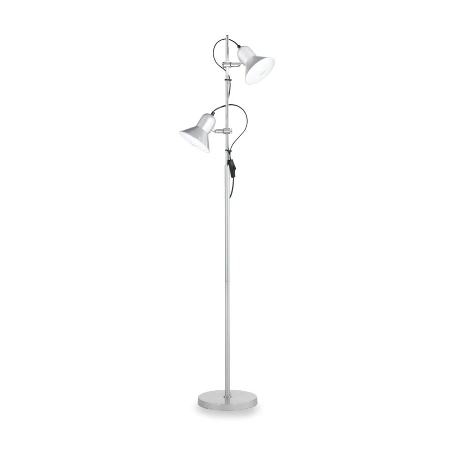 Φωτιστικό Δαπέδου POLLY PT2 Ασημί Ideal Lux 061115