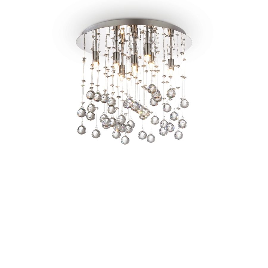 Φωτιστικό Οροφής MOONLIGHT PL8 Χρυσό Ideal Lux 080932