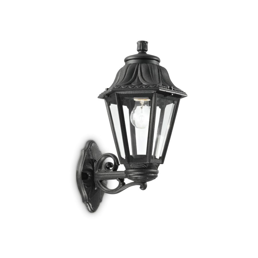 Απλίκα DAFNE AP1 BIG Μαύρο Ideal Lux 101491