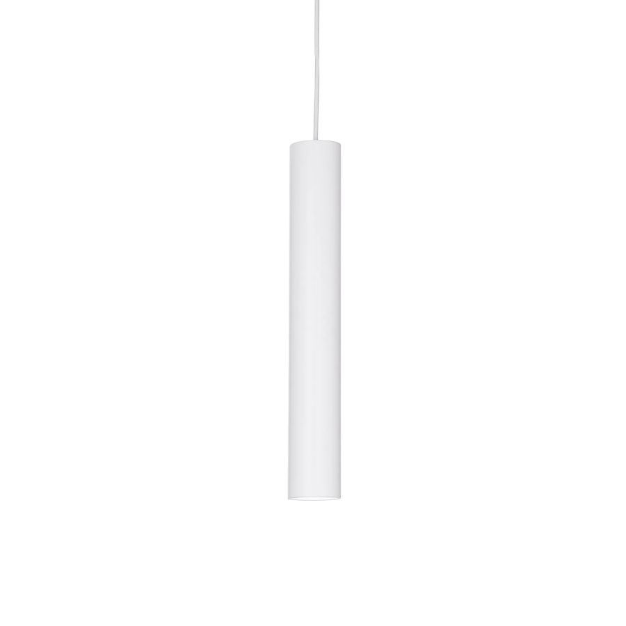 Κρεμαστό Φωτιστικό LOOK SP1 ROUND D60 H400 Λευκό Ideal Lux 104935