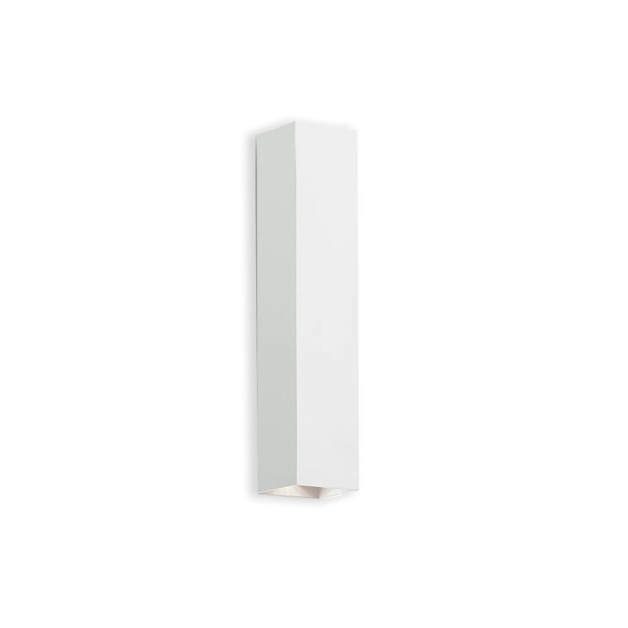 Απλίκα LOOK AP2 SQUARE D60 H300 Λευκό Ideal Lux 126883