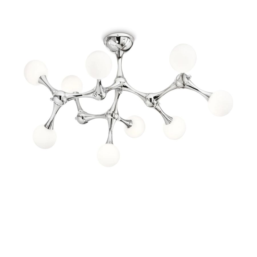 Φωτιστικό Οροφής NODI PL9 Χρώμιο Ideal Lux 133393