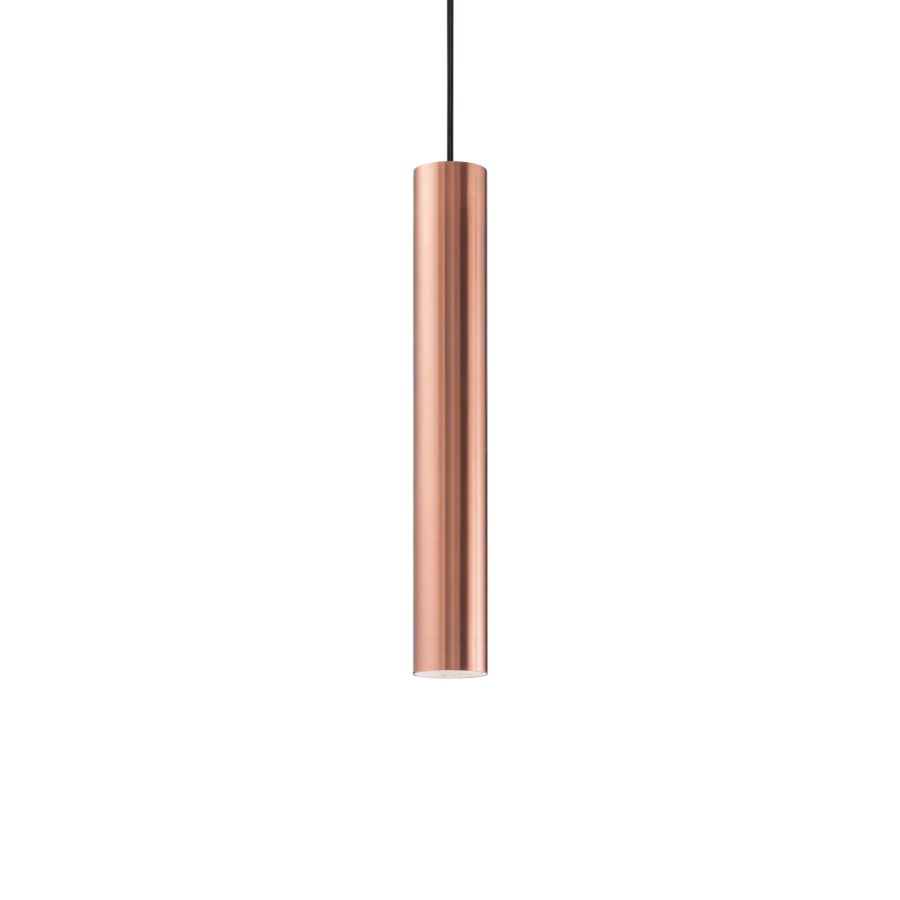 Κρεμαστό Φωτιστικό LOOK SP1 ROUND D60 H400 RAME Ideal Lux 141855