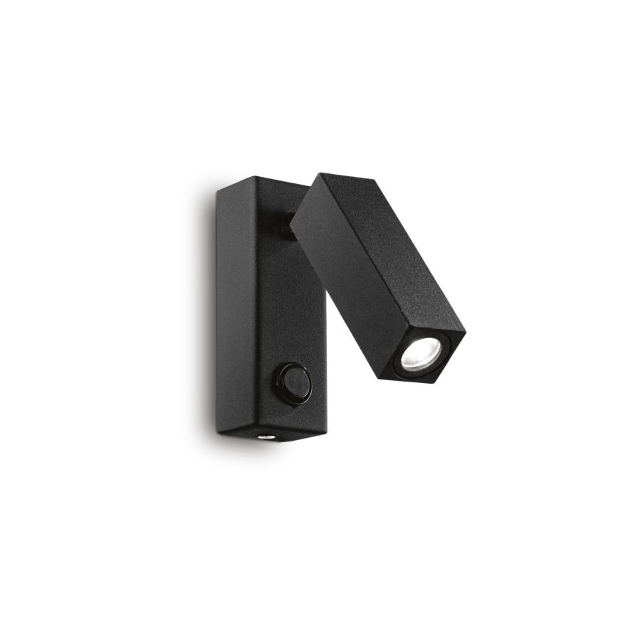 Απλίκα PAGE AP SQUARE Μαύρο Ideal Lux 142241