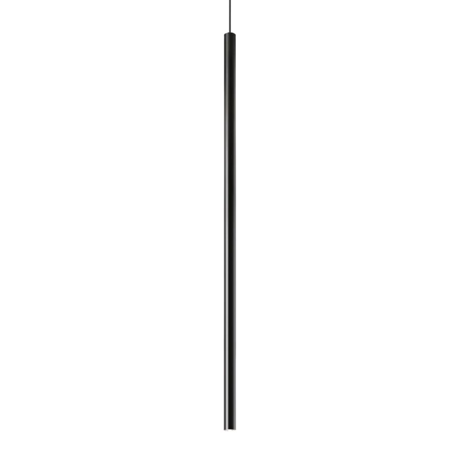 Κρεμαστό Φωτιστικό LOOK LED SP1 ROUND D30 H1000 ON-OFF Μαύρο 3000K Ideal Lux 142913