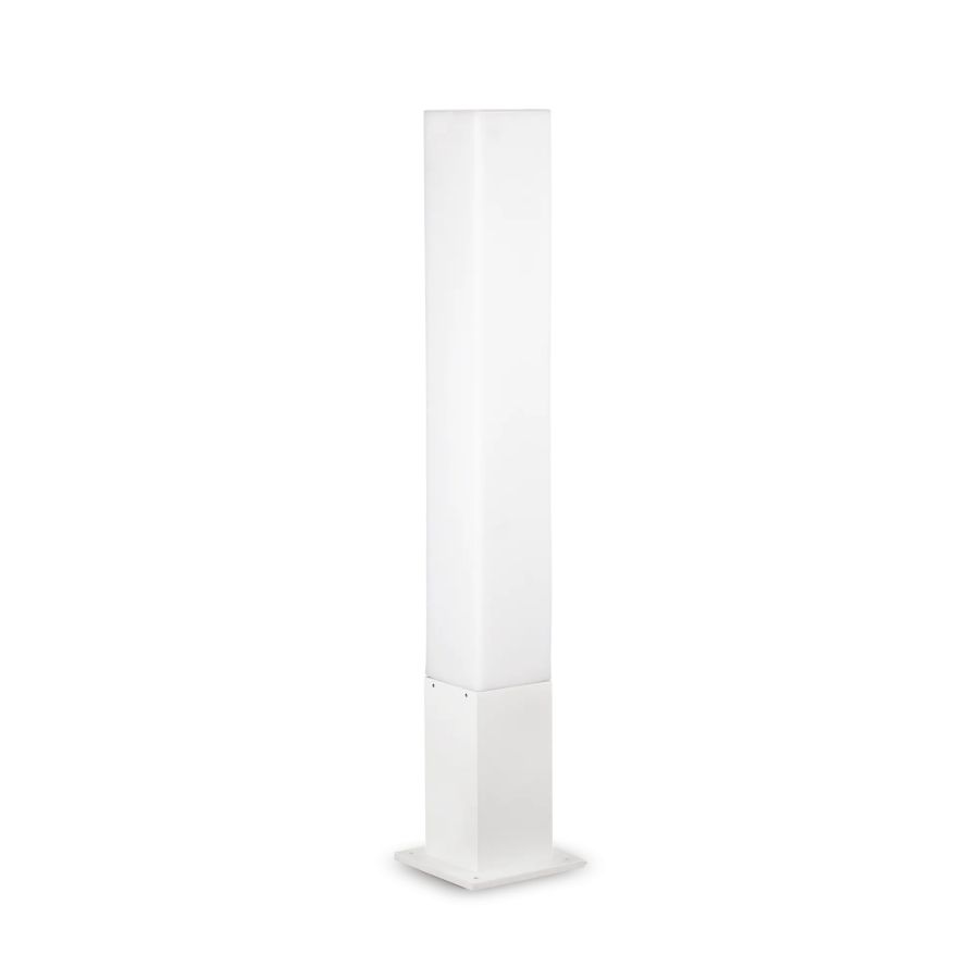 Φωτιστικό Δαπέδου EDO PT1 SQUARE Λευκό Ideal Lux 142999
