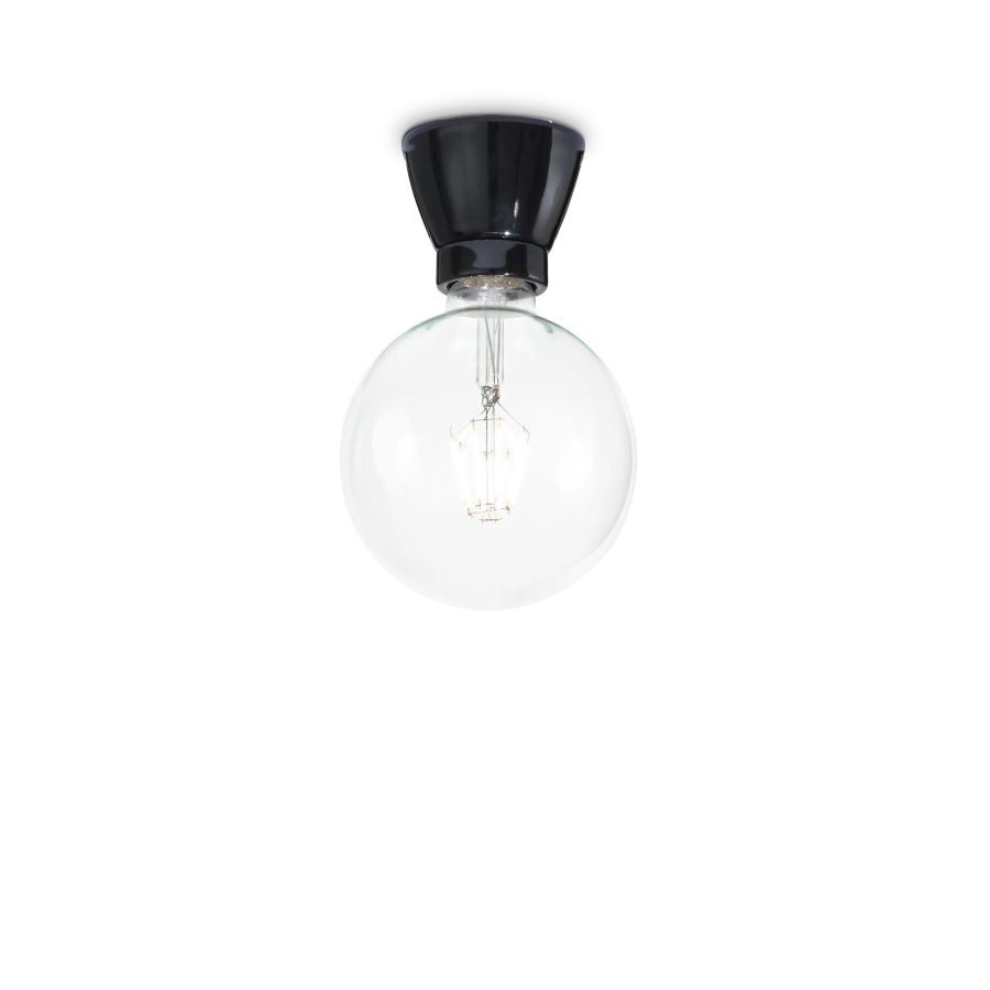 Φωτιστικό Οροφής WINERY PL1 Μαύρο Ideal Lux 155142