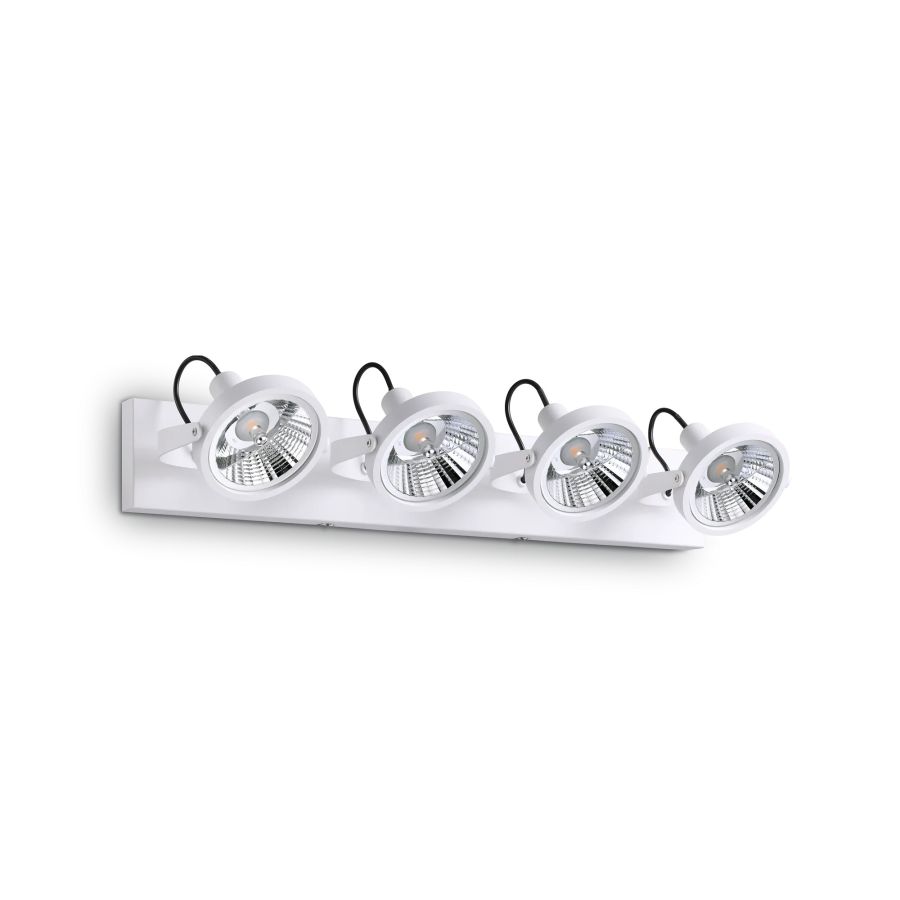 Φωτιστικό Οροφής GLIM PL4 Λευκό Ideal Lux 200217