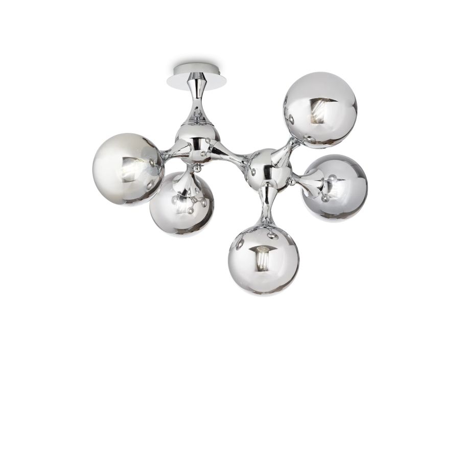 Φωτιστικό Οροφής NODI PL5 Χρώμιο Ideal Lux 200484