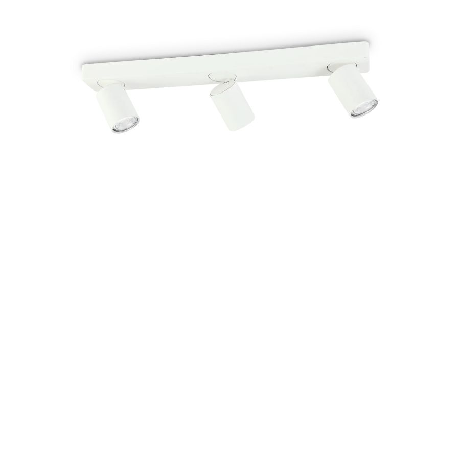 Φωτιστικό Οροφής RUDY PL3 ROUND Λευκό Ideal Lux 229065