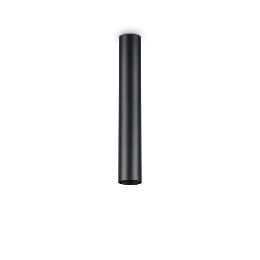 Φωτιστικό Οροφής LOOK PL1 ROUND D60 H400 Μαύρο Ideal Lux 233192