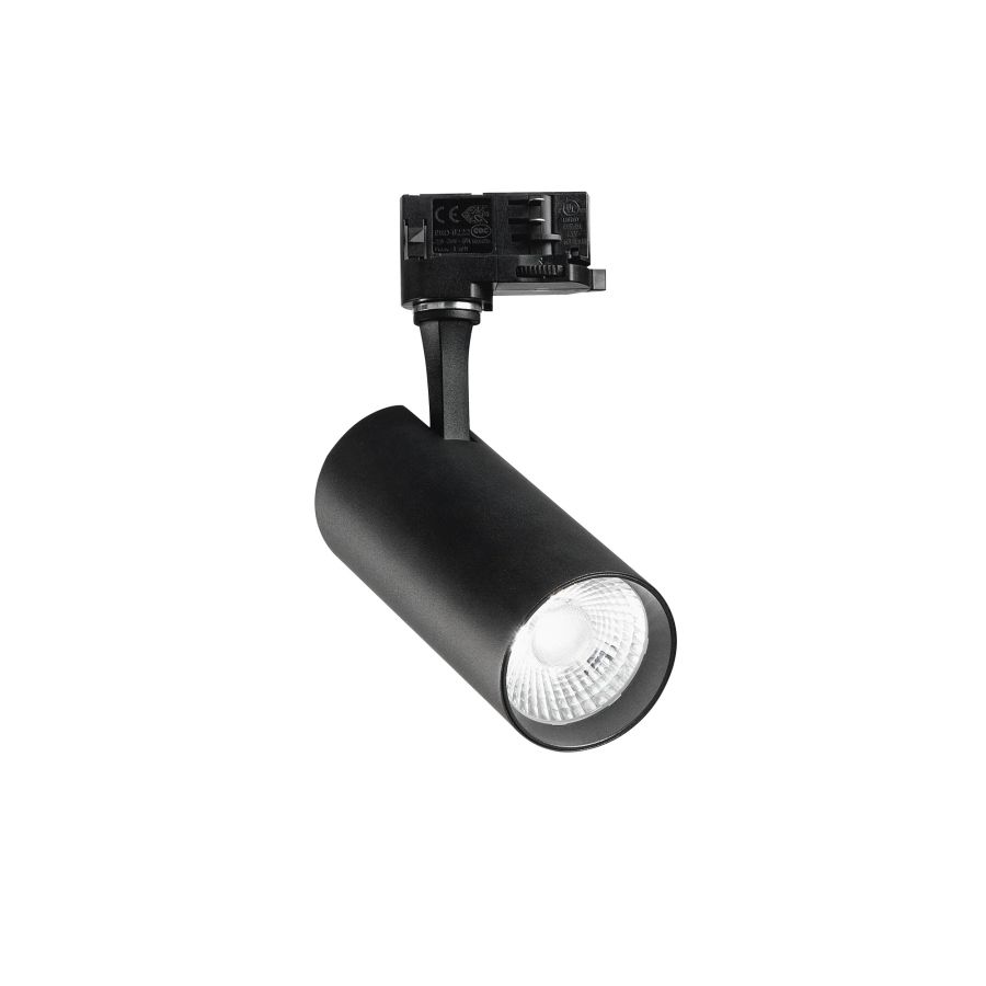Προβολέας FOX TR 3-PHASE 25W CRI80 4000K ON-OFF Μαύρο Ideal Lux 267791