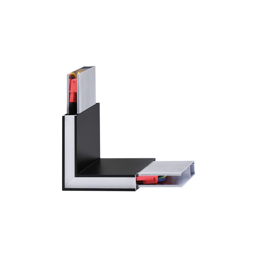 ANGOLO STEEL SP D20 Προφίλ ANGOLARE WIDE 4000K Μαύρο Ideal Lux 268118