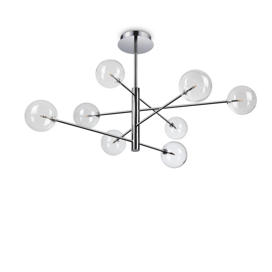 Κρεμαστό Φωτιστικό EQUINOXE SP8 Χρώμιο Ideal Lux 275178