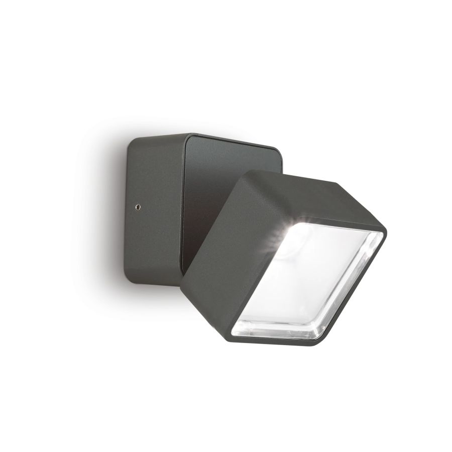 Απλίκα OMEGA AP SQUARE Ανθρακί 4000K Ideal Lux 285511