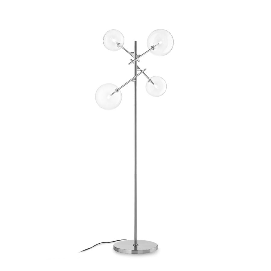Φωτιστικό Δαπέδου EQUINOXE PT4 Χρώμιο Ideal Lux 290959