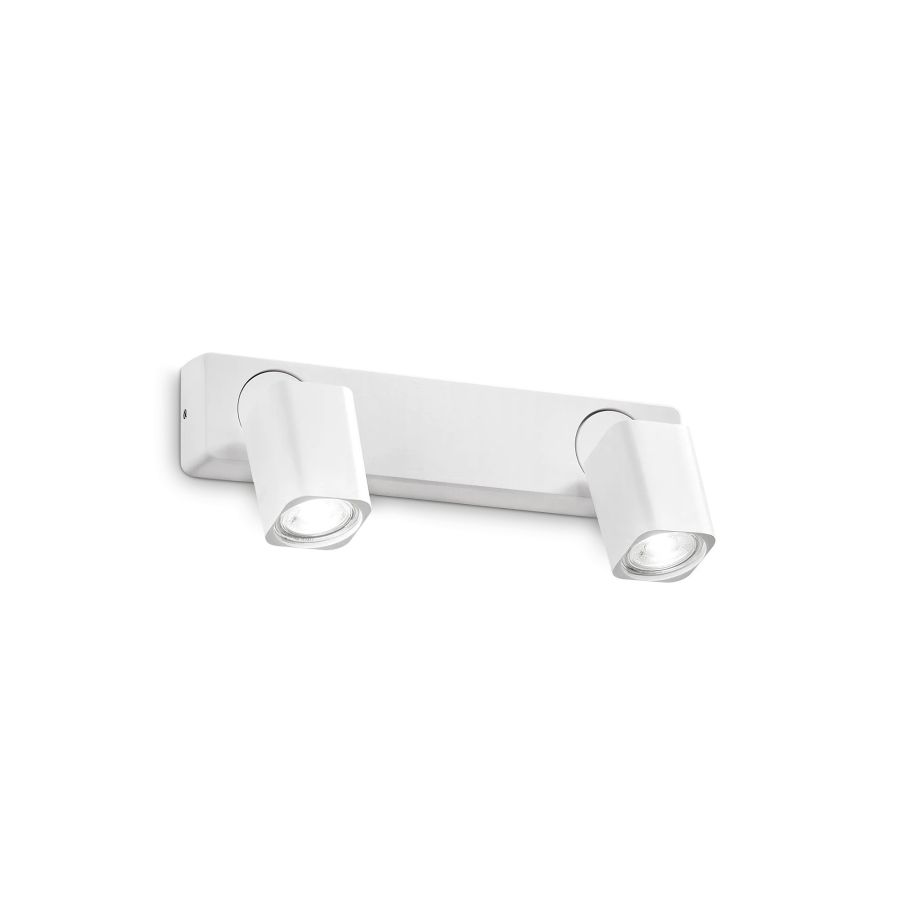 Απλίκα RUDY AP2 SQUARE Λευκό Ideal Lux 294803