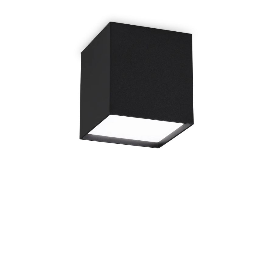 Φωτιστικό Οροφής KUBIKO PL Μαύρο Ideal Lux 303314