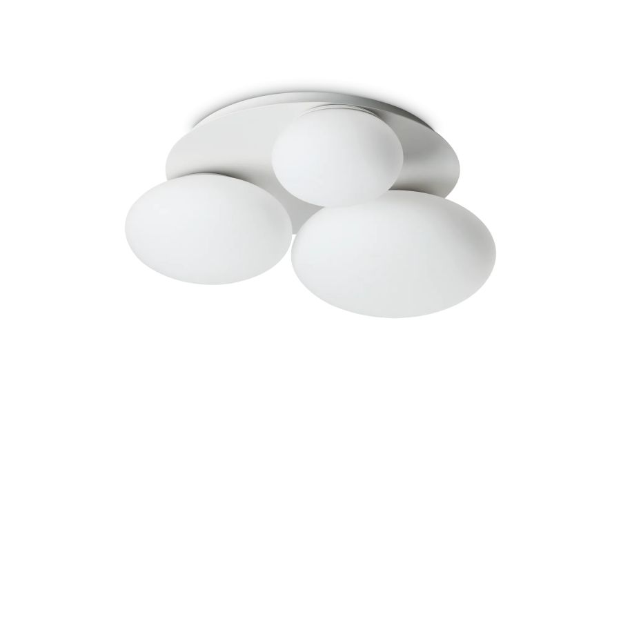 Φωτιστικό Οροφής NINFEA PL3 Λευκό Ideal Lux 306964
