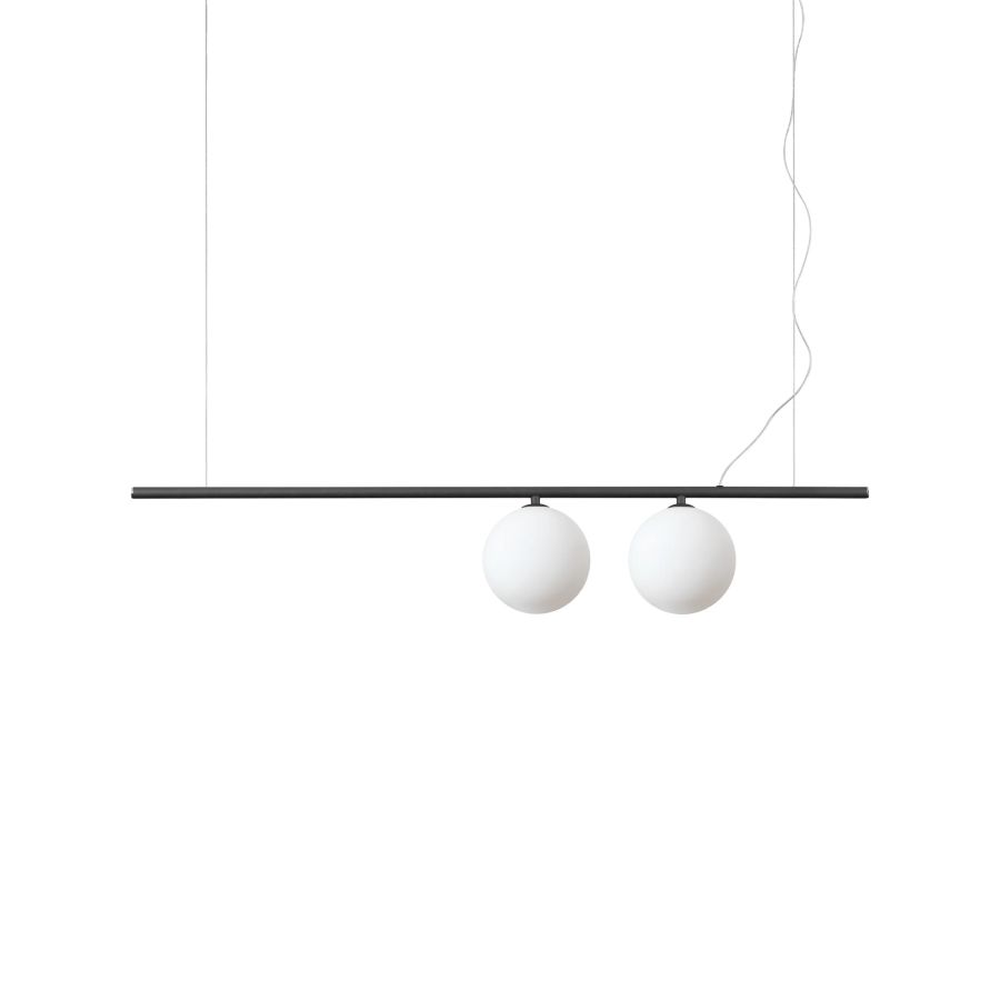 Κρεμαστό Φωτιστικό PERLINE SP2 Μαύρο Ideal Lux 306995
