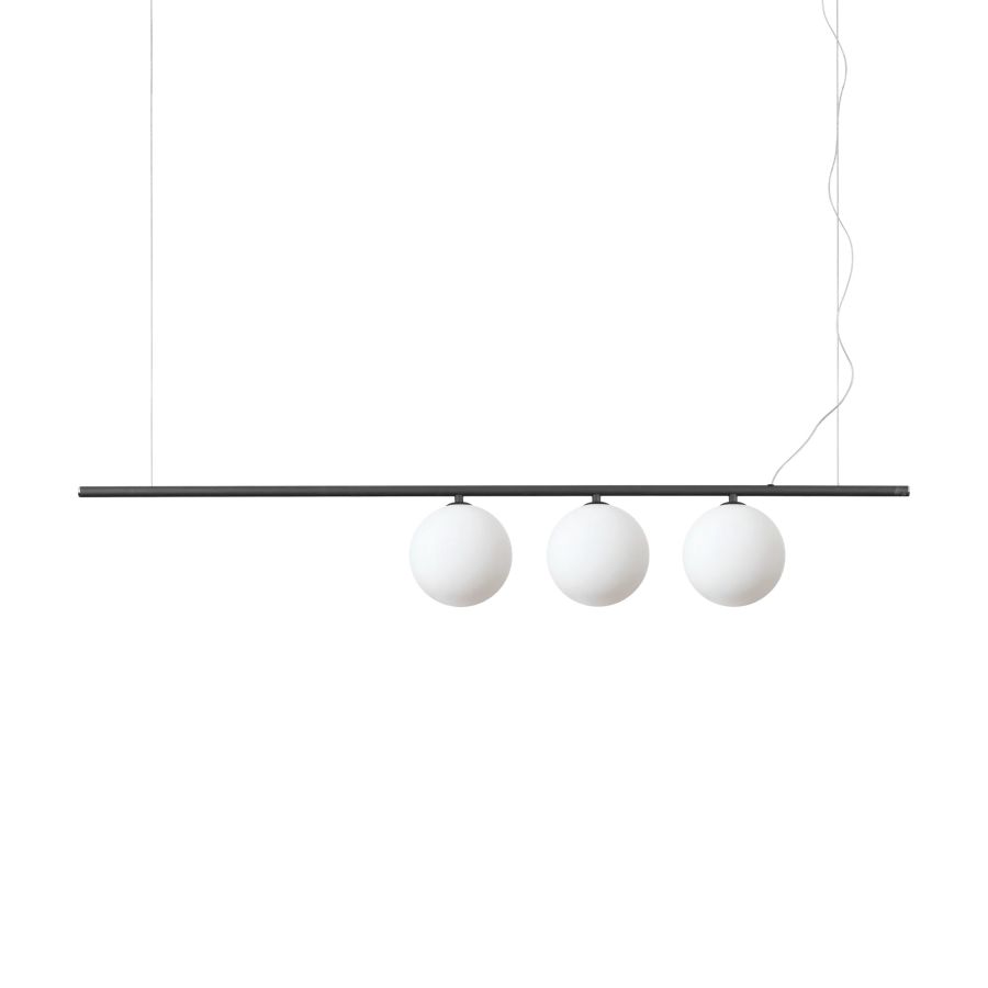 Κρεμαστό Φωτιστικό PERLINE SP3 Μαύρο Ideal Lux 307008