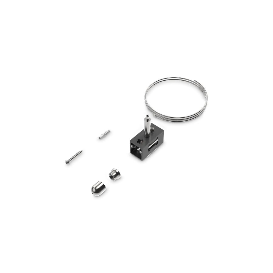 Γραμμικό Σύστημα Φωτισμού EGO BI-EMISSION KIT SOSPENSIONE 2 MT NE Ideal Lux 322490