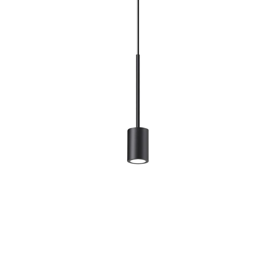 Κρεμαστό Φωτιστικό ARCHIMEDE SP CILINDRO Μαύρο Ideal Lux 328331