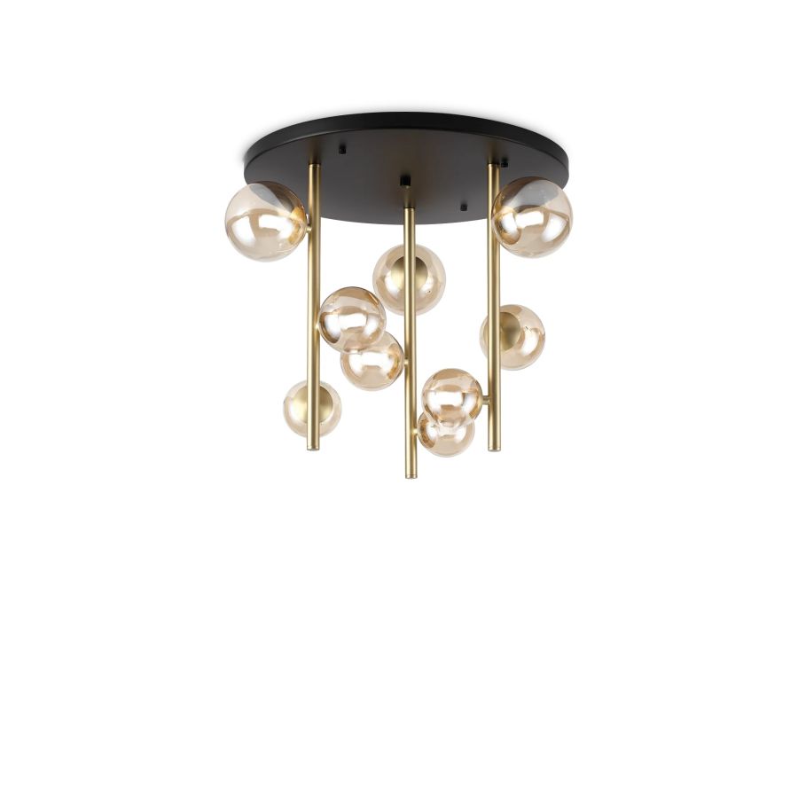 Φωτιστικό Οροφής PERLAGE PL9 AMBRA Ideal Lux 328409