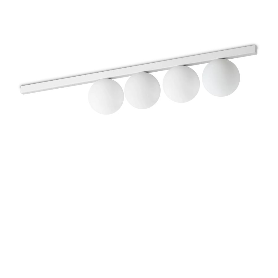 Φωτιστικό Οροφής BINOMIO PL4 Λευκό Ideal Lux 328454
