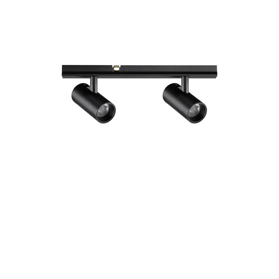 Γραμμικό Σύστημα Φωτισμού STICK SPOT DOUBLE 06W 3000K Μαύρο Ideal Lux 329512