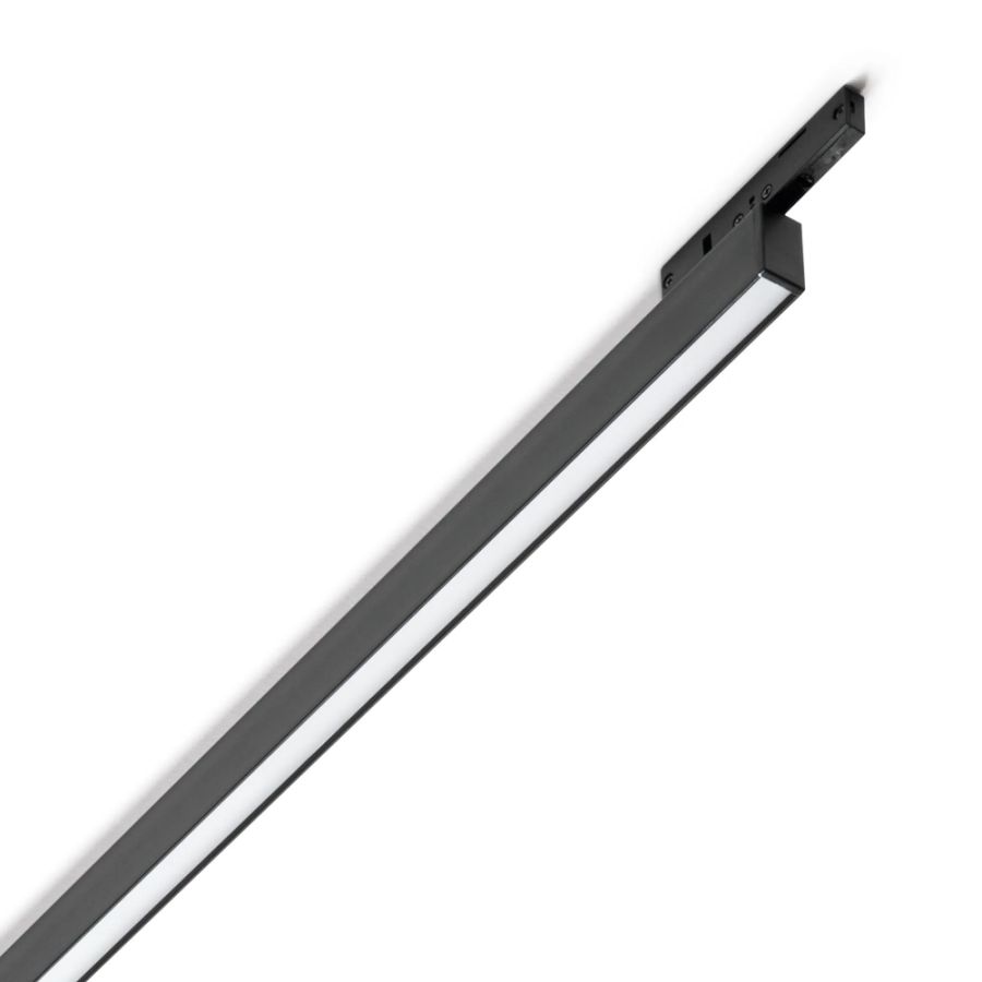 Γραμμικό Σύστημα Φωτισμού DEVA WIDE OUTER 21W 3000K Μαύρο Ideal Lux 332802