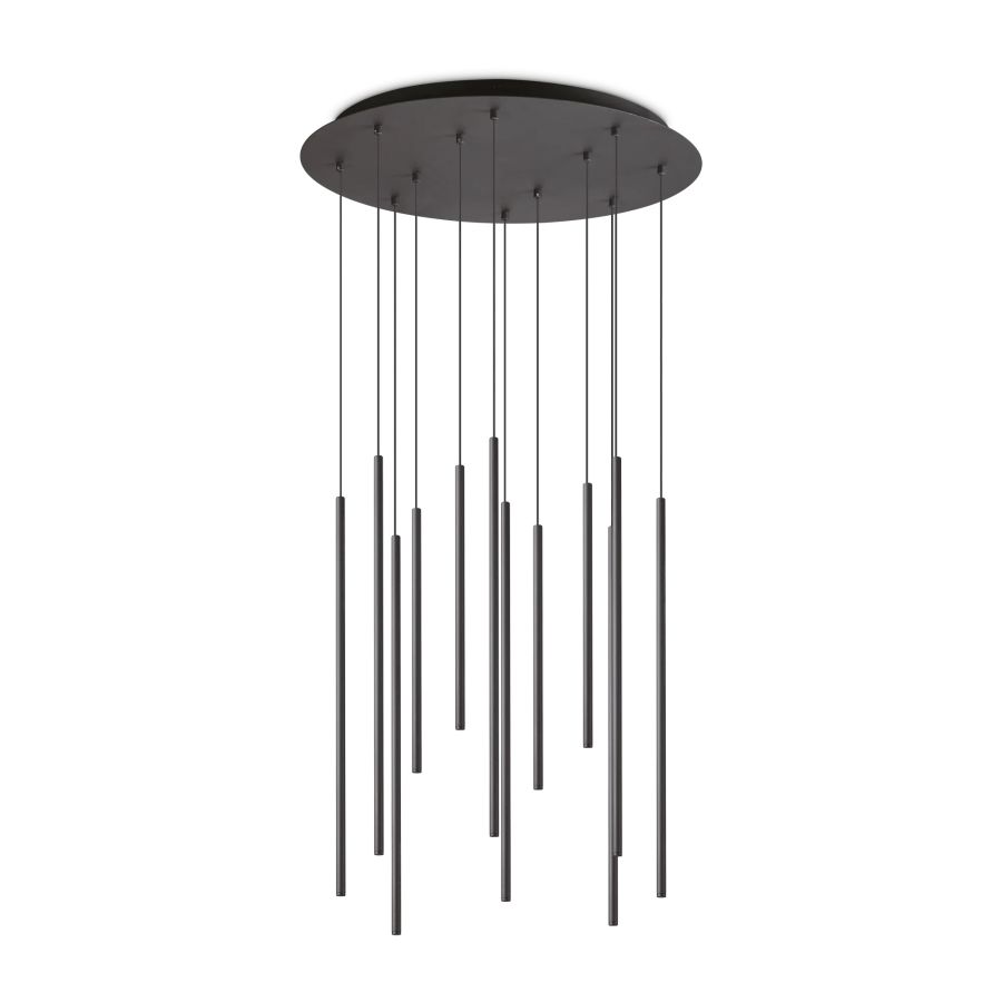 Κρεμαστό Φωτιστικό LOOK LED SP12 ROUND DROP D16 ON-OFF NE 2700K Ideal Lux 341095
