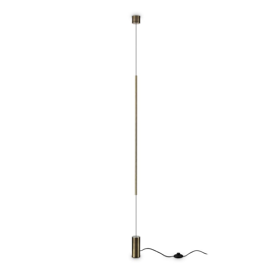 Φωτιστικό Δαπέδου ESSENCE PT A SOSPENSIONE ROUND Ορείχαλκος 2700K Ideal Lux 341132