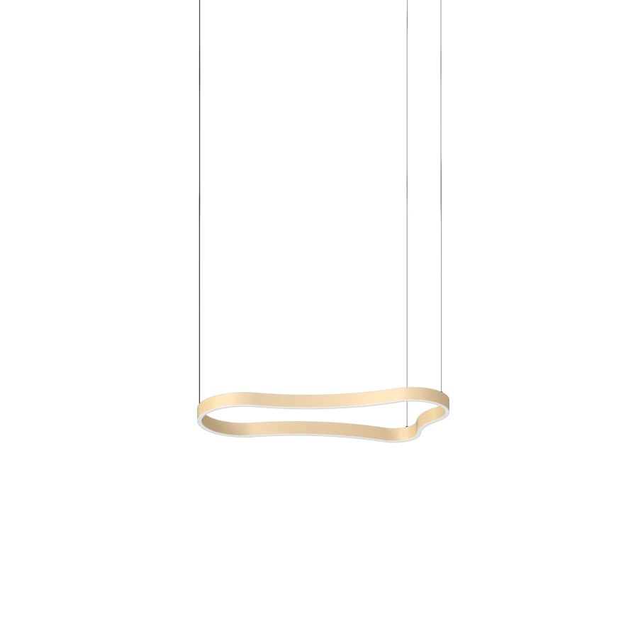 Κρεμαστό Φωτιστικό WAVES-1 SP Χρυσό Ideal Lux 345222