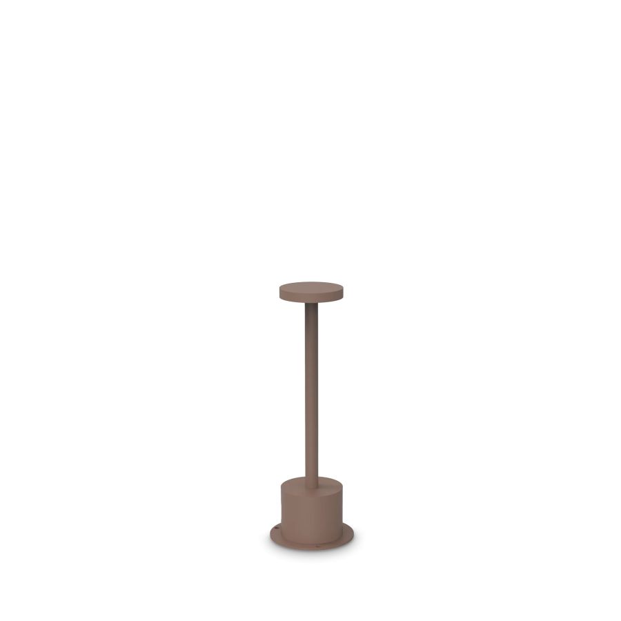 Φωτιστικό Δαπέδου TOFFEE PT D080 H025 Καφέ Ideal Lux 347752